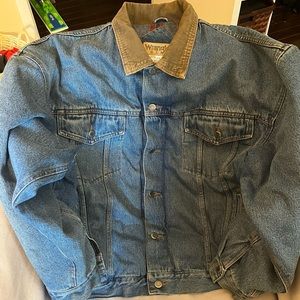 Men’s Wrangler “Hero” XL Blanket Lined Denim Jacket